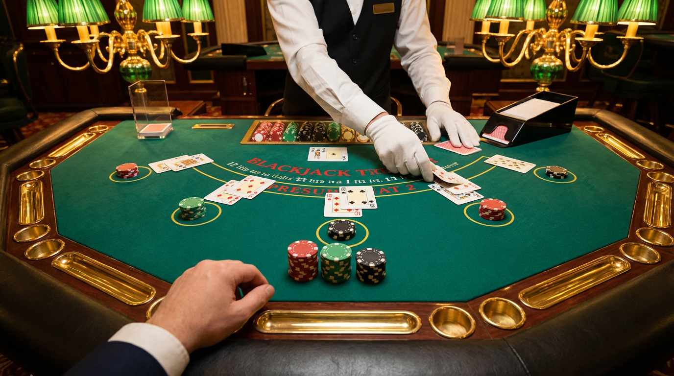 Mesa de Blackjack profissional no 7359bet